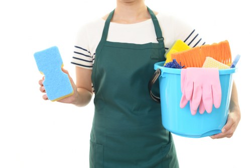 PPE equipment lined up in workplace