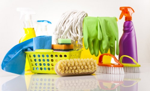 Seasonal deep cleaning in a home with dusting and floor care