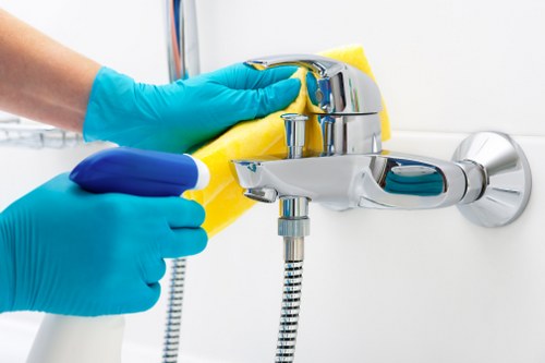 Detailed kitchen cleaning for an Airbnb property