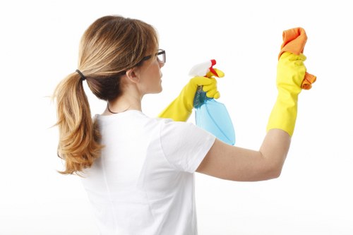 A tidy kitchen during regular house cleaning